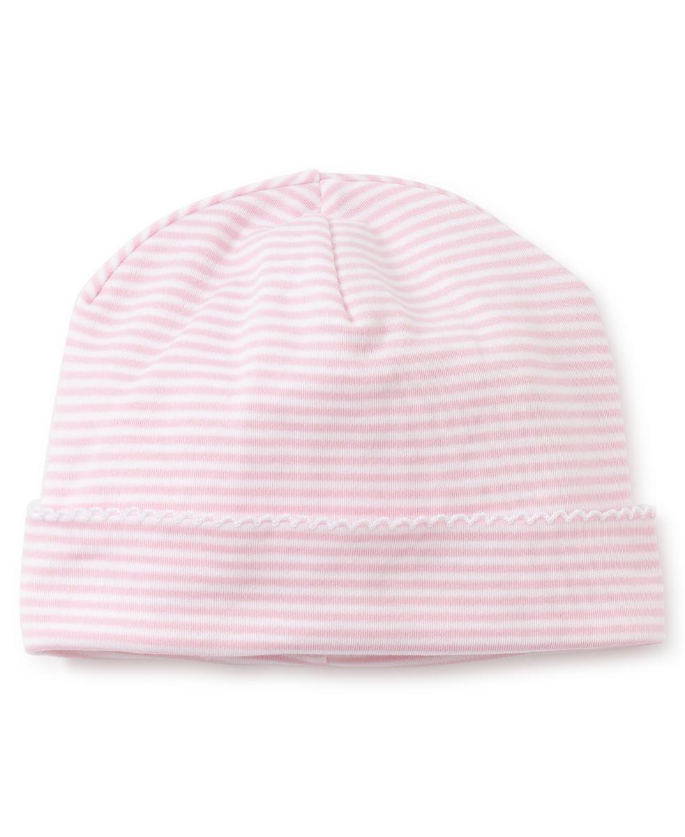 Kissy Kissy Stripes Hat - Pink Stripes, NB