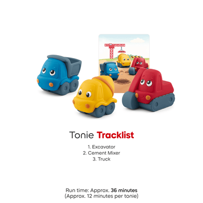 Tonies My First Tonies: Construction Set - Excavator, Cement Mixer and Truck