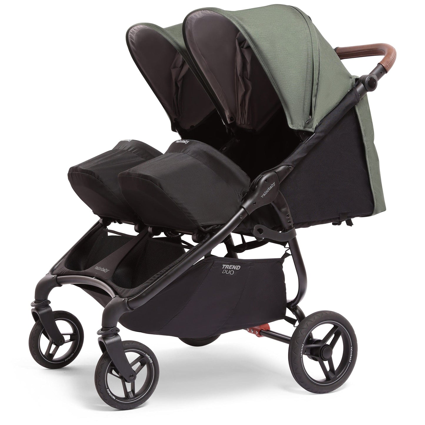 Valco Baby Trend Duo Sport Side by Side Double Stroller - Basil - N0414