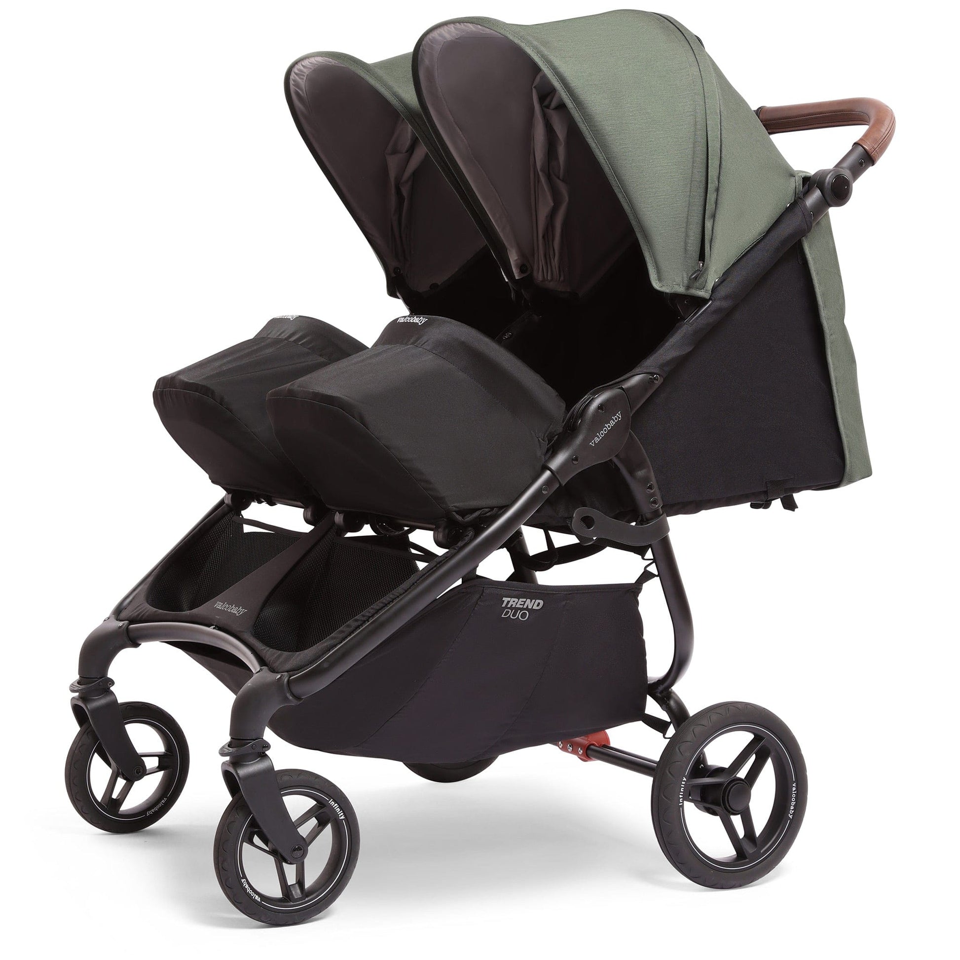 Valco Baby Trend Duo Sport Side by Side Double Stroller - Basil - N0414