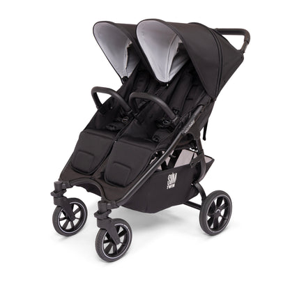 Valco Slim Twin S2 Stroller - Pitch Black