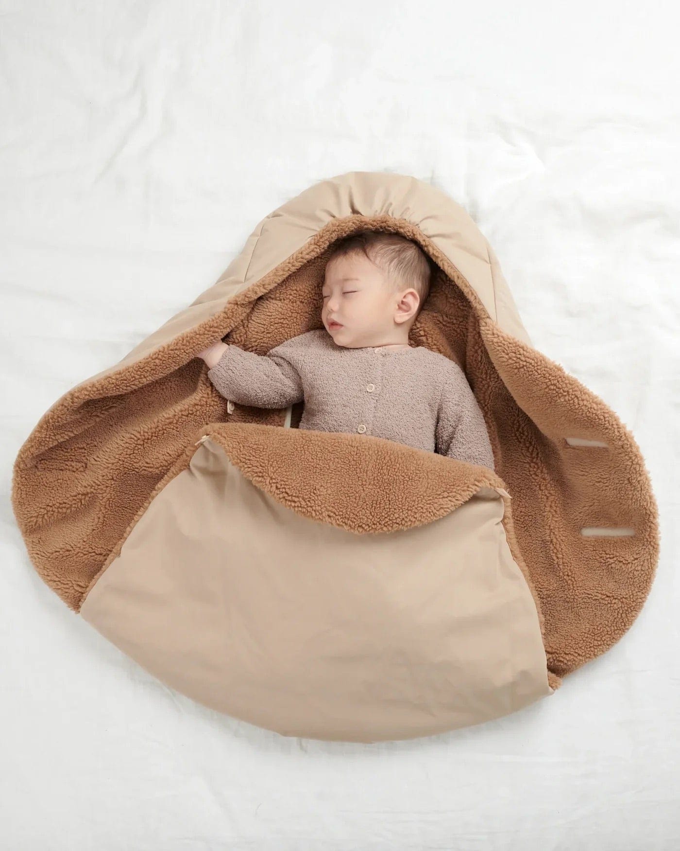 7AM Enfant Nido Wrap - Benji - Mirage / Ecru – Albee Baby