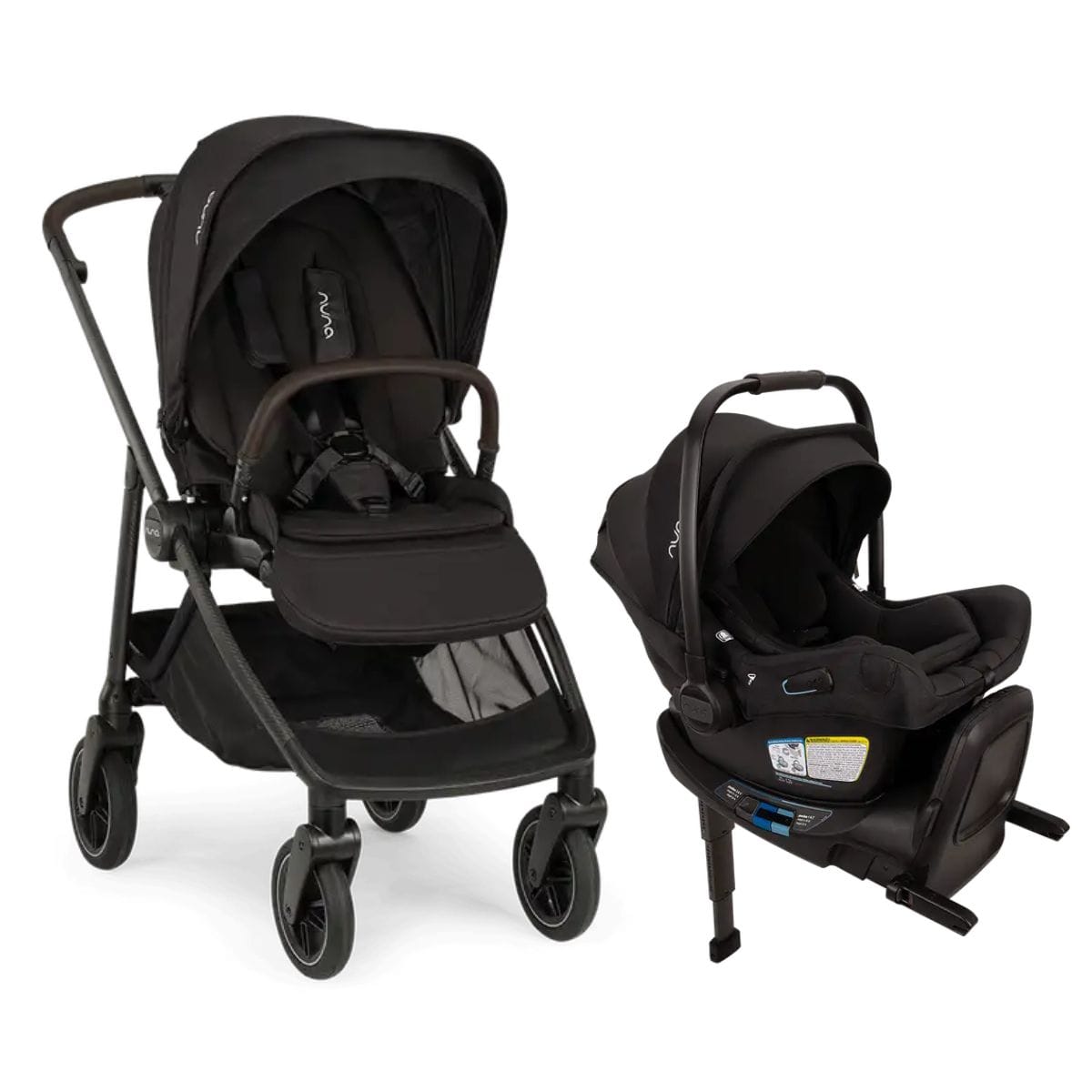 Nuna SWIV + PIPA Aire RX Travel System Bundle - Caviar / Chocolate