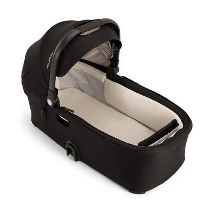 Nuna DEMI Next Bassinet + Stand - Caviar / Chocolate