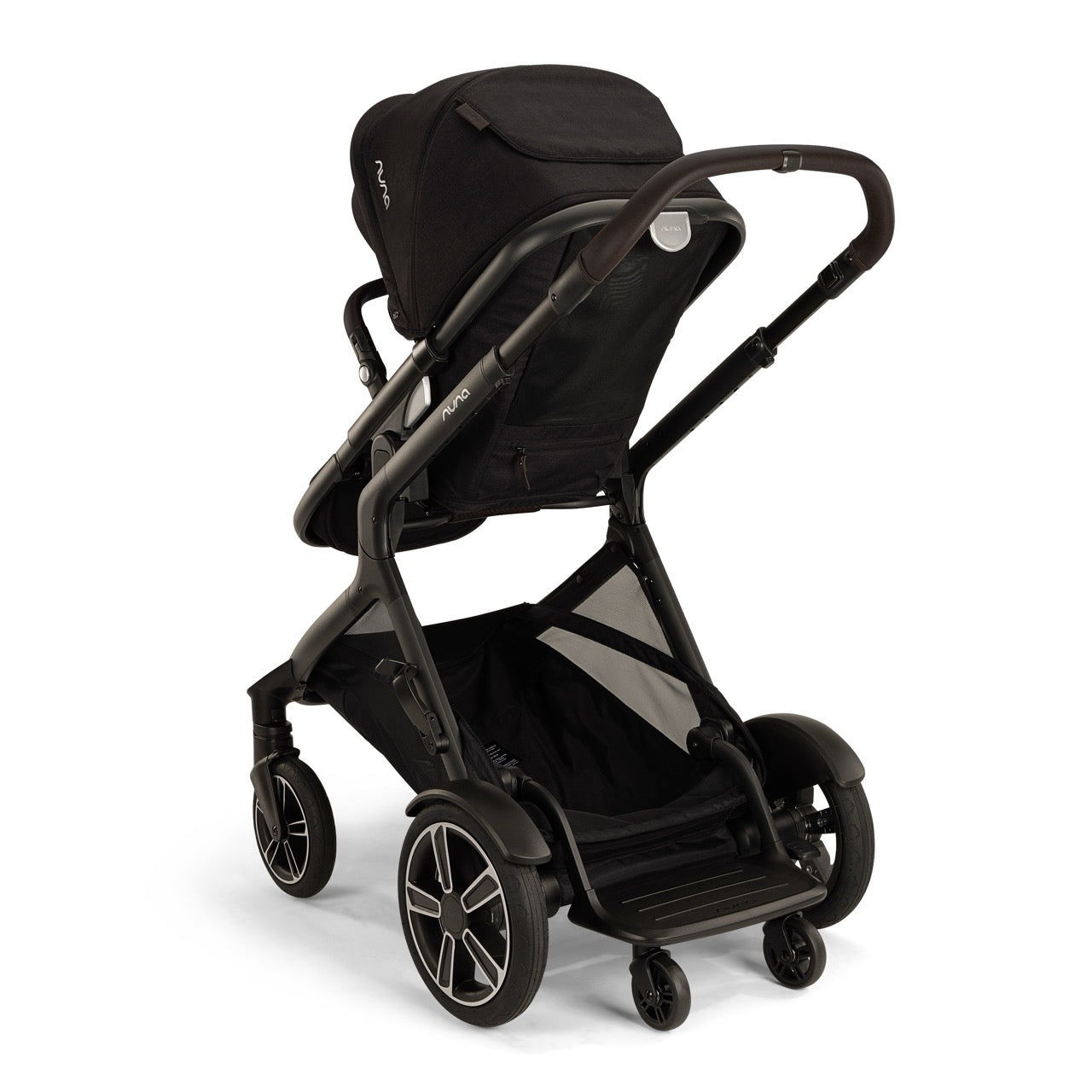 Nuna DEMI Next Stroller with Rider Board - Caviar / Chocolate
