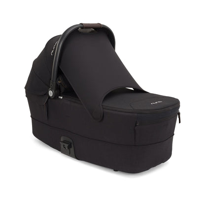 Nuna MIXX Series Bassinet + Stand (Folds with Stroller) - Caviar