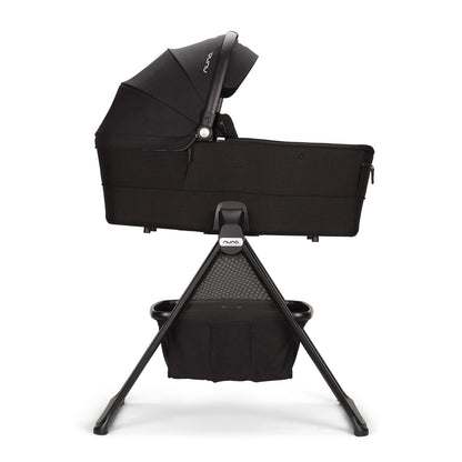 Nuna MIXX Series Bassinet + Stand (Folds with Stroller) - Caviar