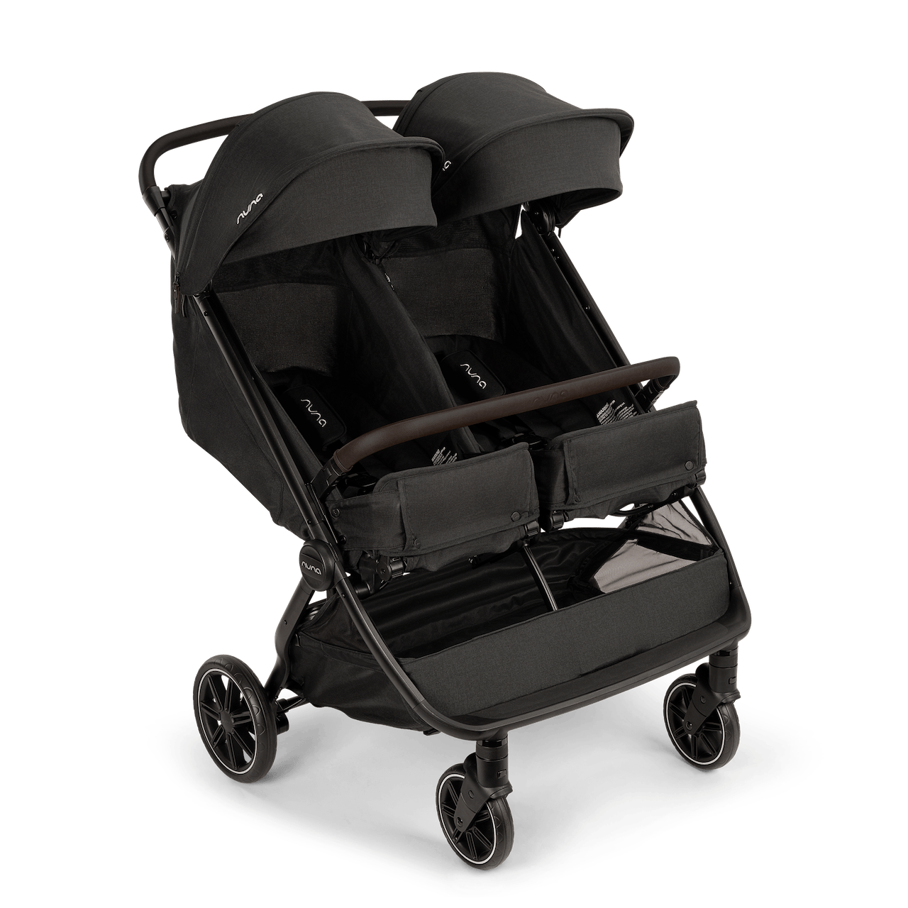 Nuna TRVL dubl Lightweight Side by Side Double Stroller - Caviar - ST19800CCR