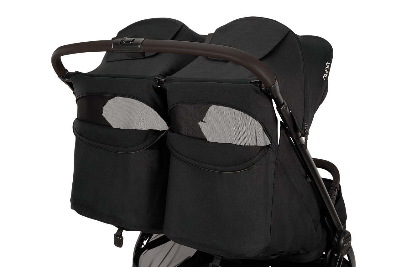 Nuna TRVL dubl Lightweight Side by Side Double Stroller - Caviar - ST19800CCR