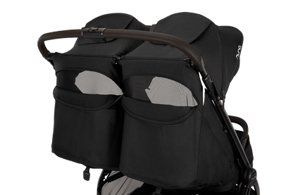 Nuna TRVL dubl Lightweight Side by Side Double Stroller - Caviar - ST19800CCR