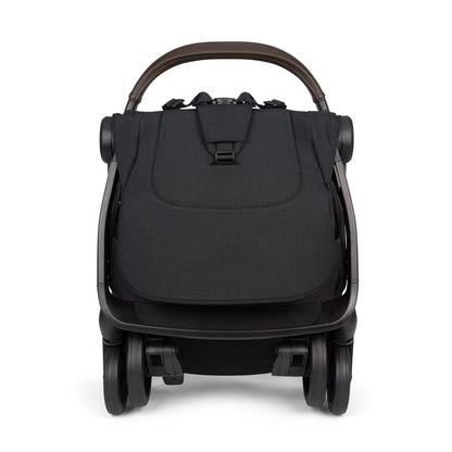 Nuna VIAA cabn Lightweight & Compact Stroller - Caviar