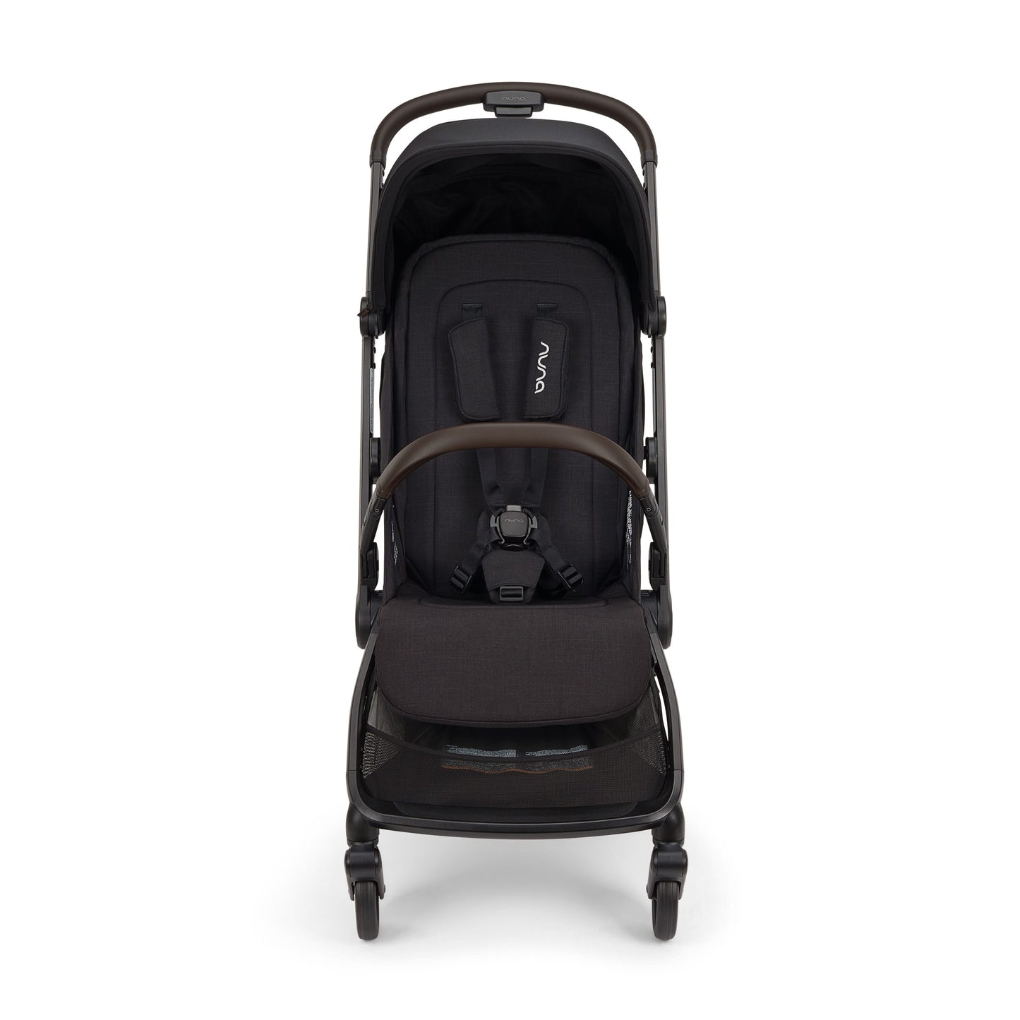Nuna VIAA cabn Lightweight & Compact Stroller - Caviar