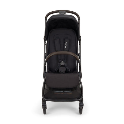 Nuna VIAA cabn Lightweight & Compact Stroller - Caviar