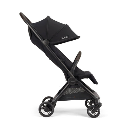 Nuna VIAA cabn Lightweight & Compact Stroller - Caviar
