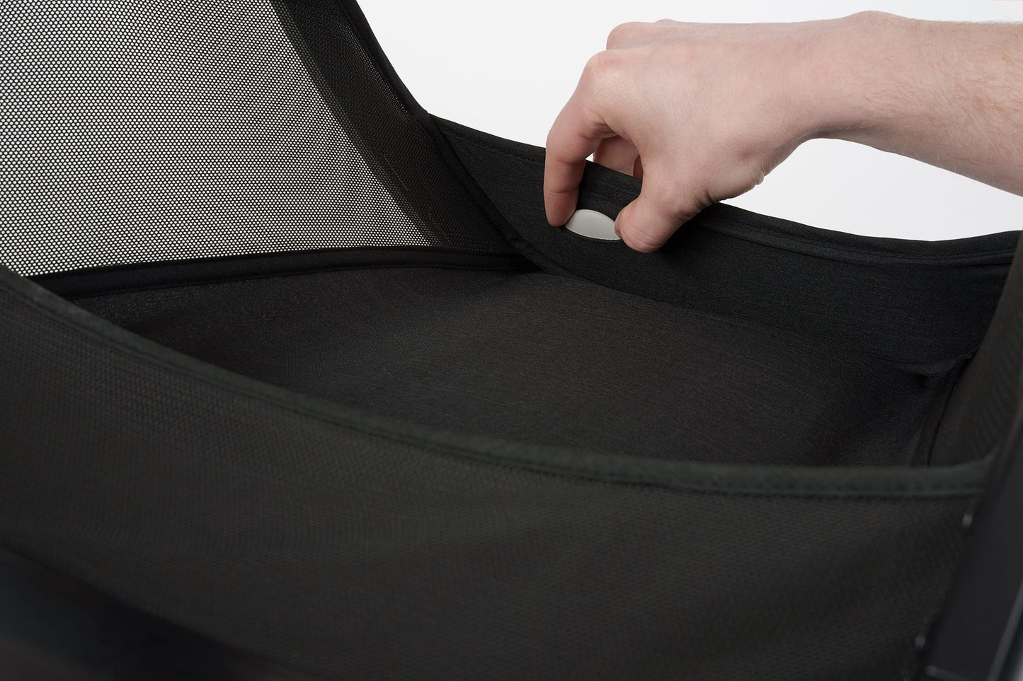 Nuna VIAA cabn Lightweight & Compact Stroller - Caviar