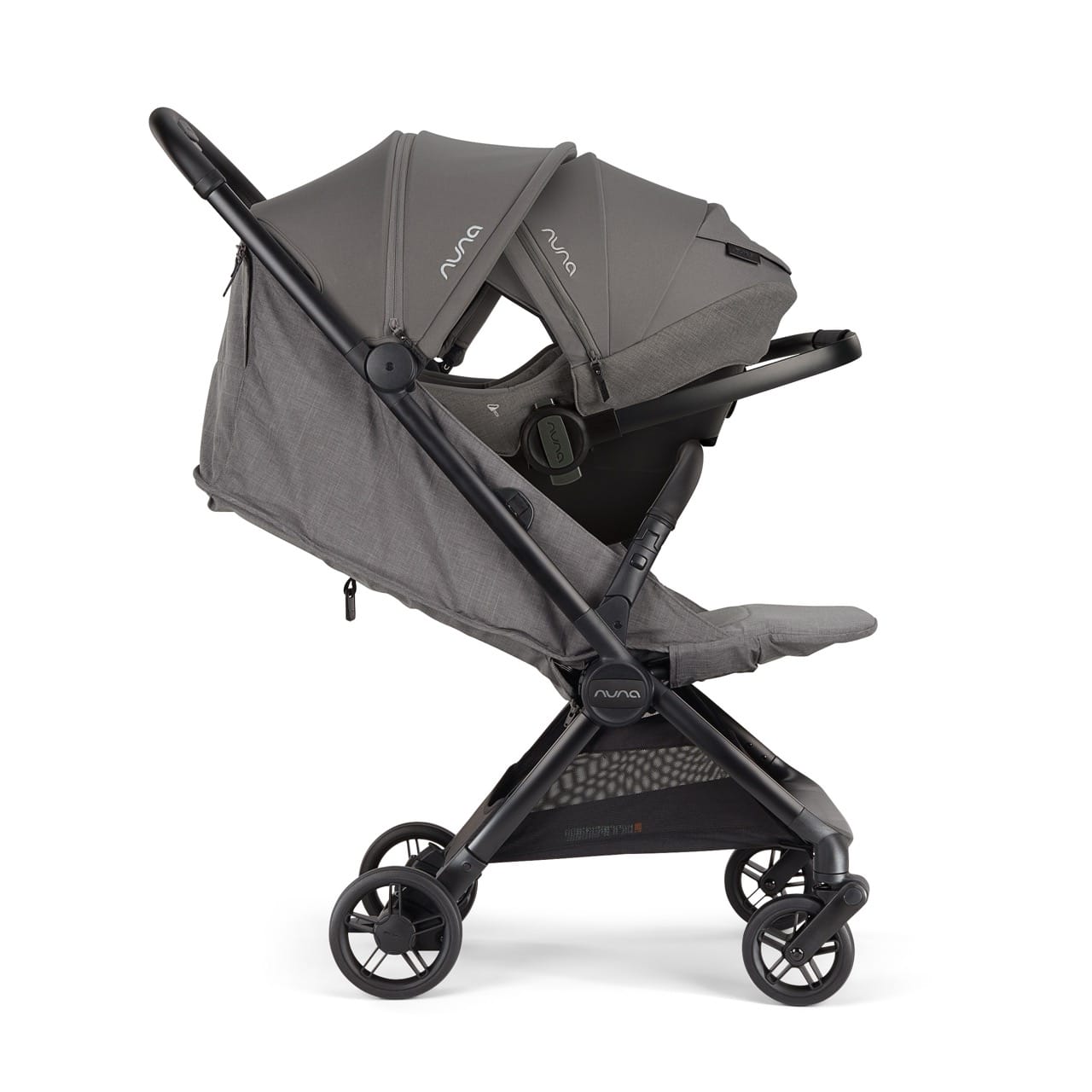Nuna VIAA cabn Lightweight & Compact Stroller - Pewter – Albee Baby