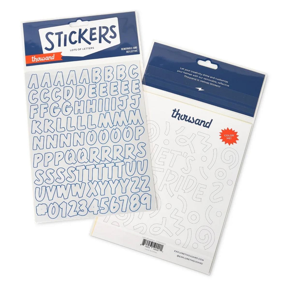 Thousand Jr Sticker Sheet - Lots of Letters - 1119500023