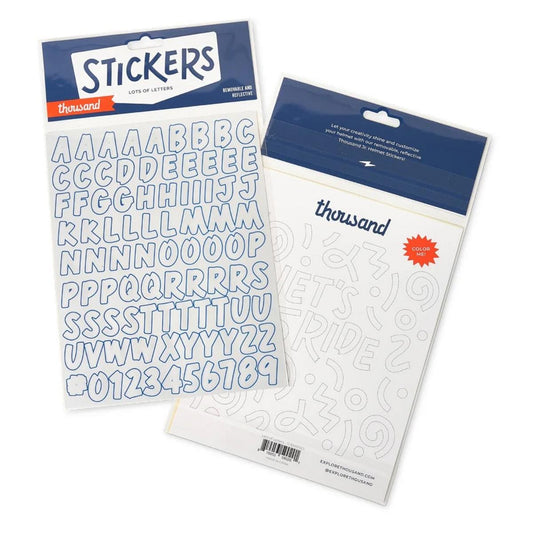 Thousand Jr Sticker Sheet - Lots of Letters - 1119500023