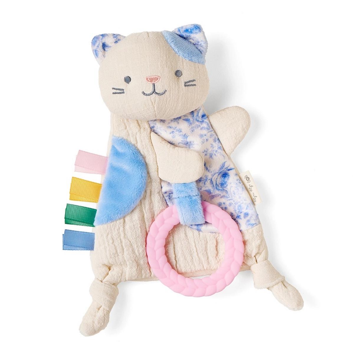 Itzy Ritzy Bitzy Crinkle Sensory Crinkle Toy with Teether - Kinsley the Kitty - 303001928