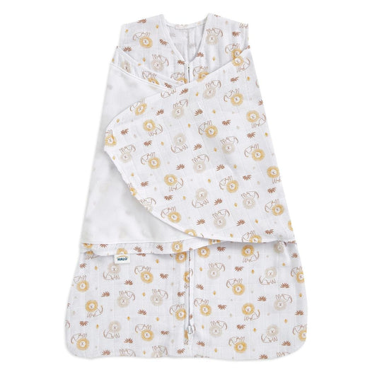 Halo 100% Cotton Swaddle TOG 1.5 - Lions (Newborn) - 4555-HALO