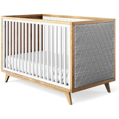 Romina Furniture Uptown Classic Crib (Tufted Sides)