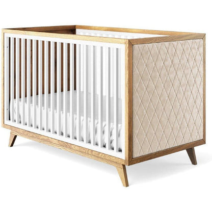 Romina Furniture Uptown Classic Crib (Tufted Sides)