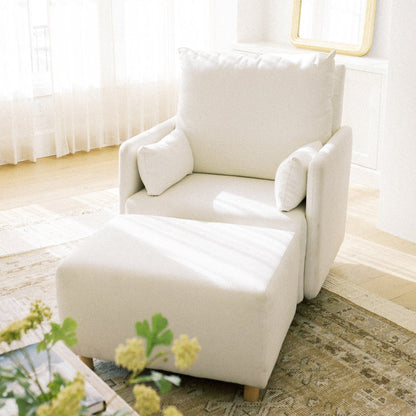 Oilo Ollie: A Chair and a Half Swivel Nursery Glider with Back Recline -