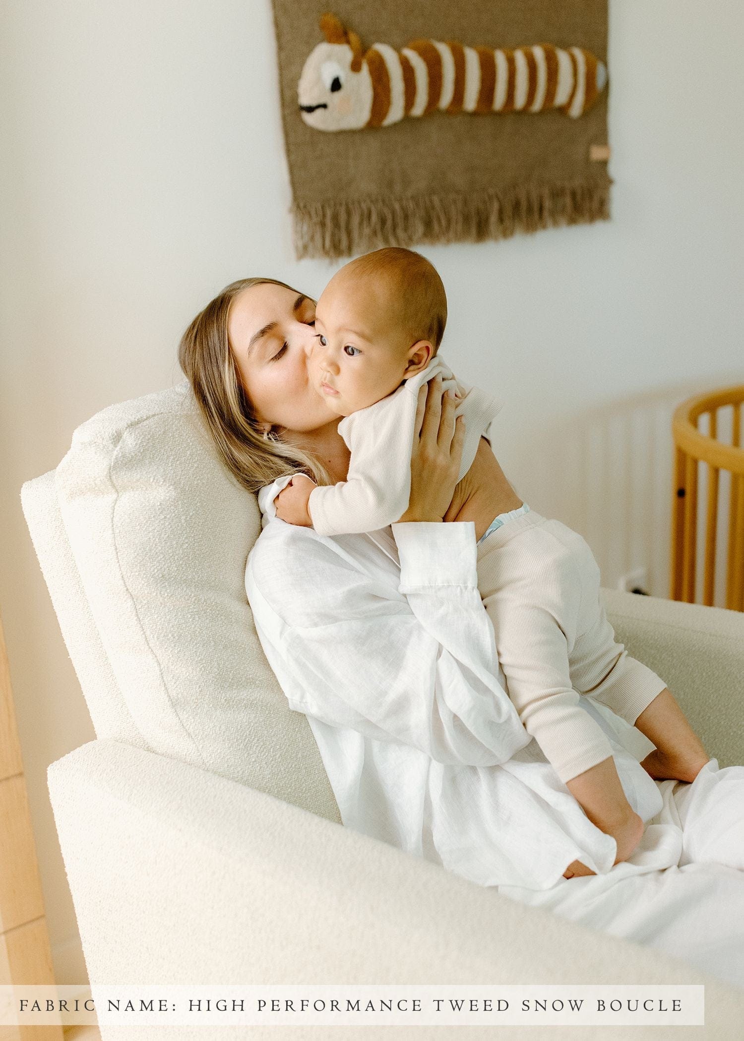 Oilo Drew Recliner + Swivel Nursery Glider -