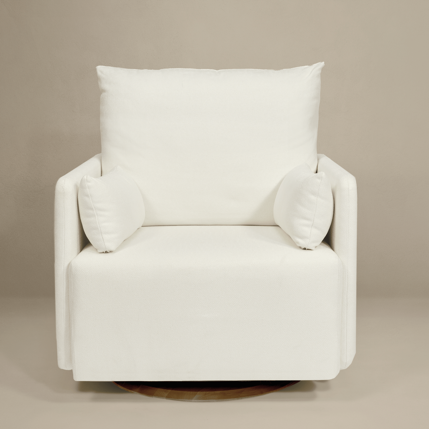 Oilo Ollie: A Chair and a Half Swivel Nursery Glider with Back Recline - OLLIE-HPI-BB