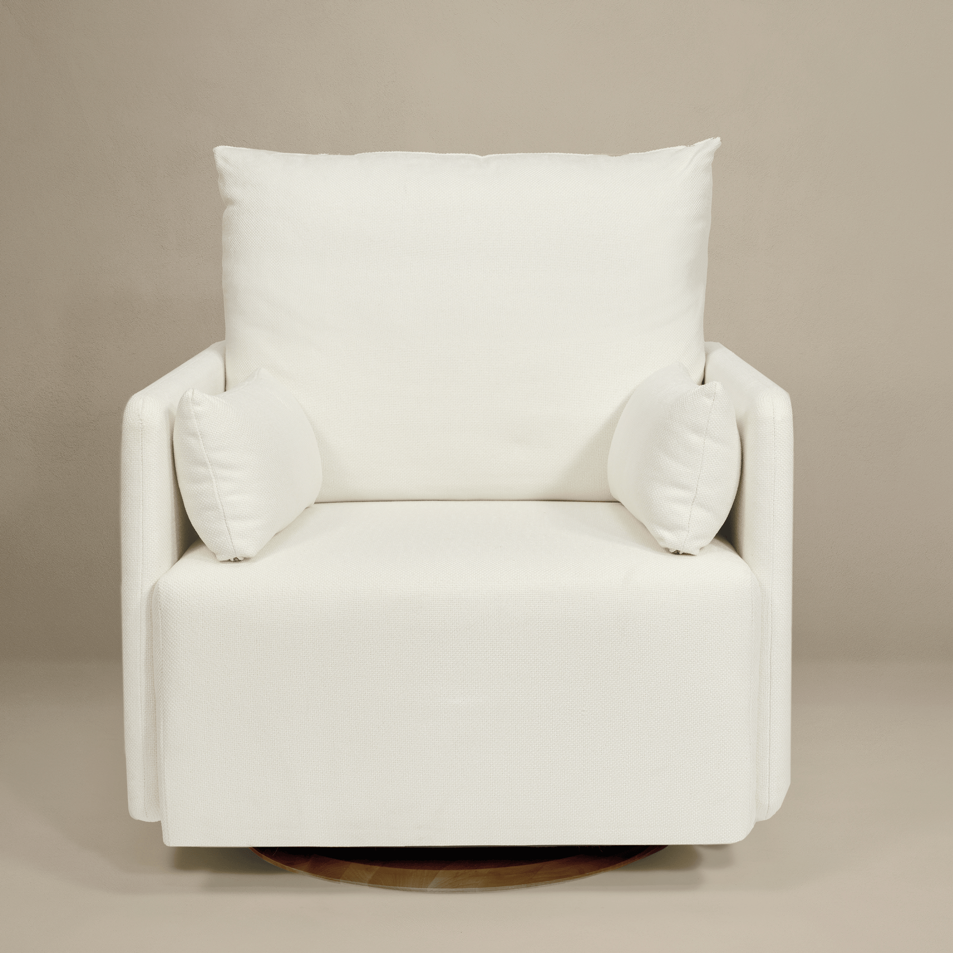 Oilo Ollie: A Chair and a Half Swivel Nursery Glider with Back Recline - OLLIE-HPI-BB