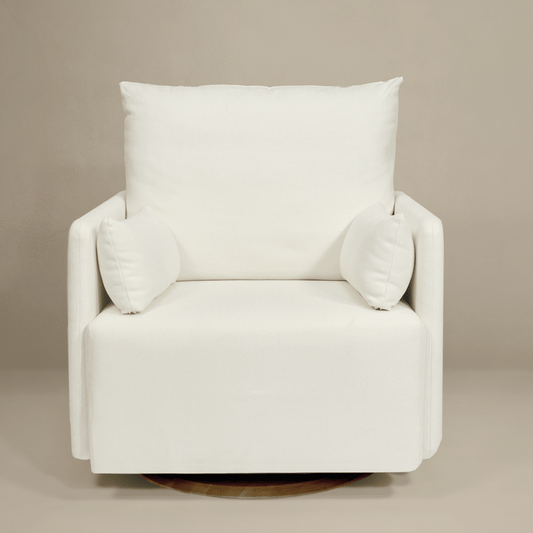 Oilo Ollie: A Chair and a Half Swivel Nursery Glider with Back Recline - OLLIE-HPI-BB