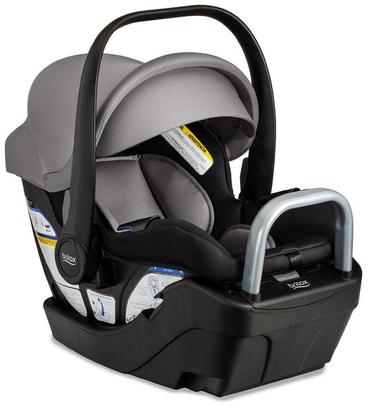 Britax OPEN BOX Willow S Infant Car Seat with Alpine Anti-Rebound Base - Graphite Onyx - E1C993K-OB
