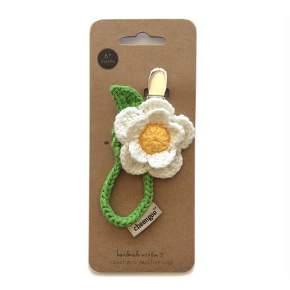 Cheengoo Pacifier Clip - Daisy