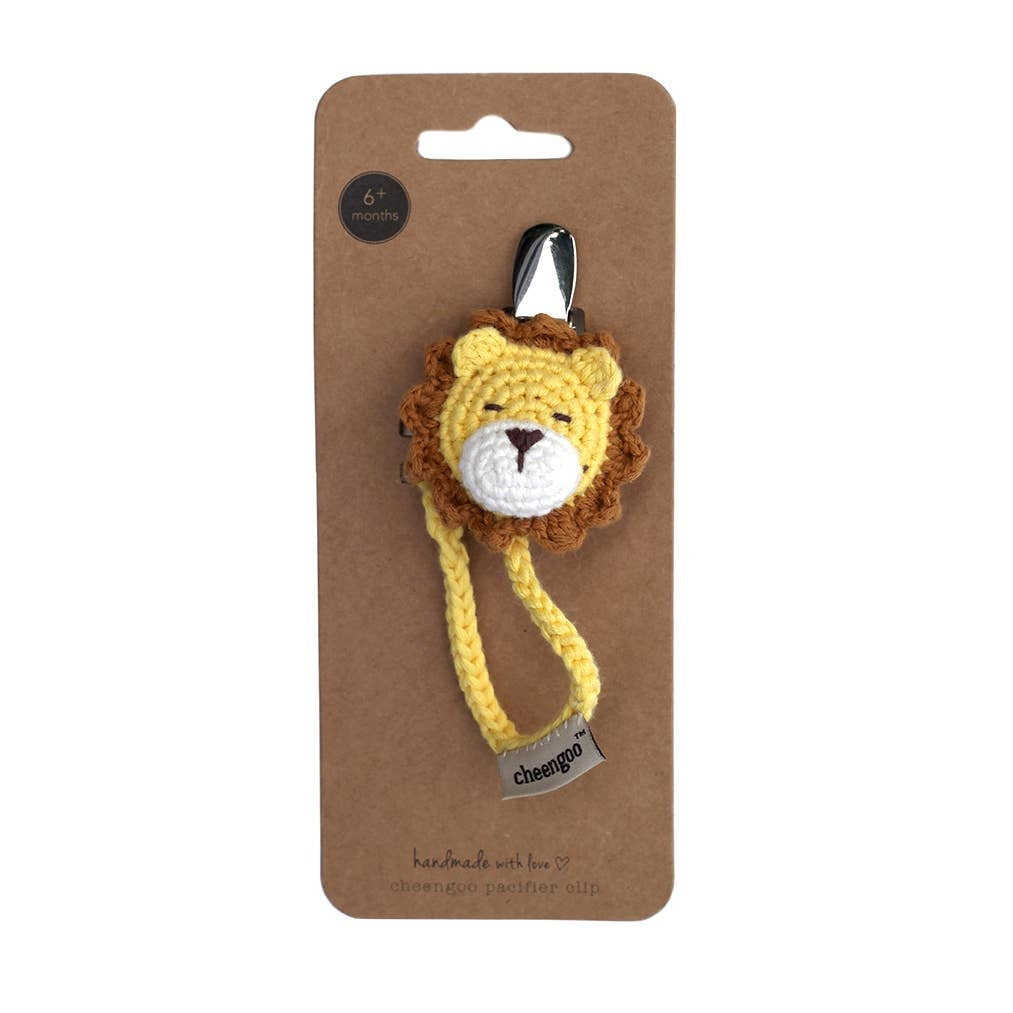 Cheengoo Pacifier Clip - Lion