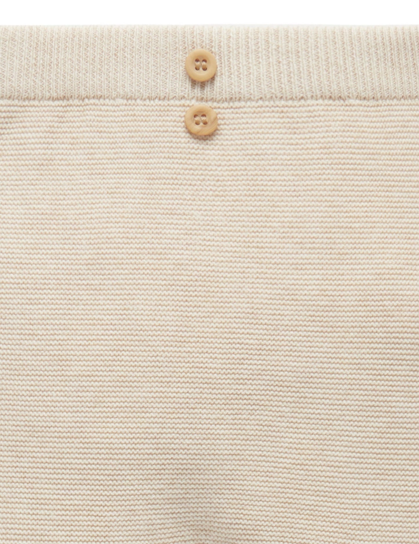 Purebaby Textured Leggings - Wheat Melange, NB - Image 3