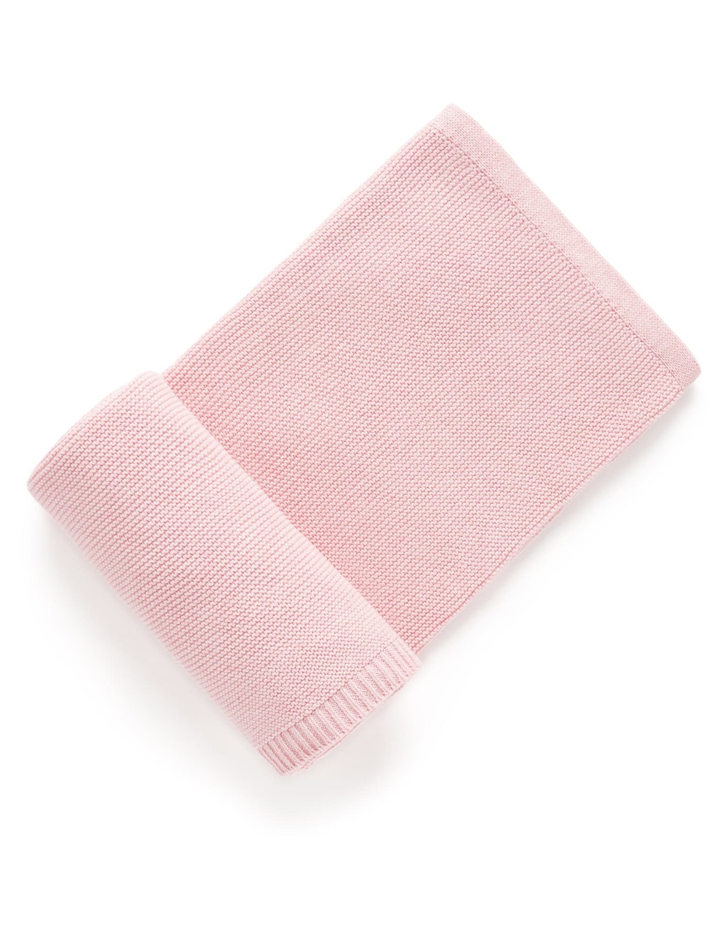 Purebaby Essentials Textured Blanket - Pink Melange, One Size