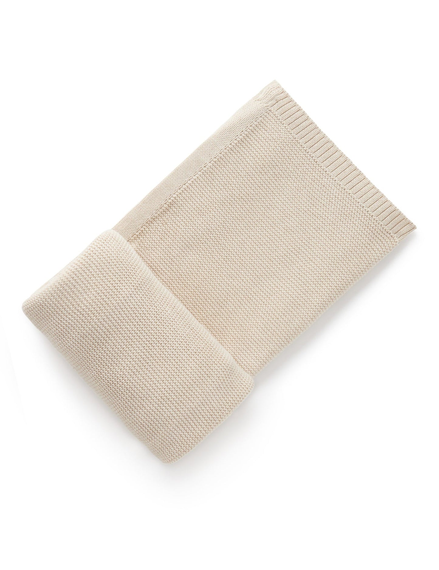 Purebaby Essentials Textured Blanket - Wheat Melange, One Size