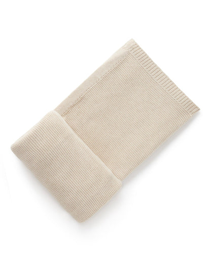 Purebaby Essentials Textured Blanket - Wheat Melange, One Size