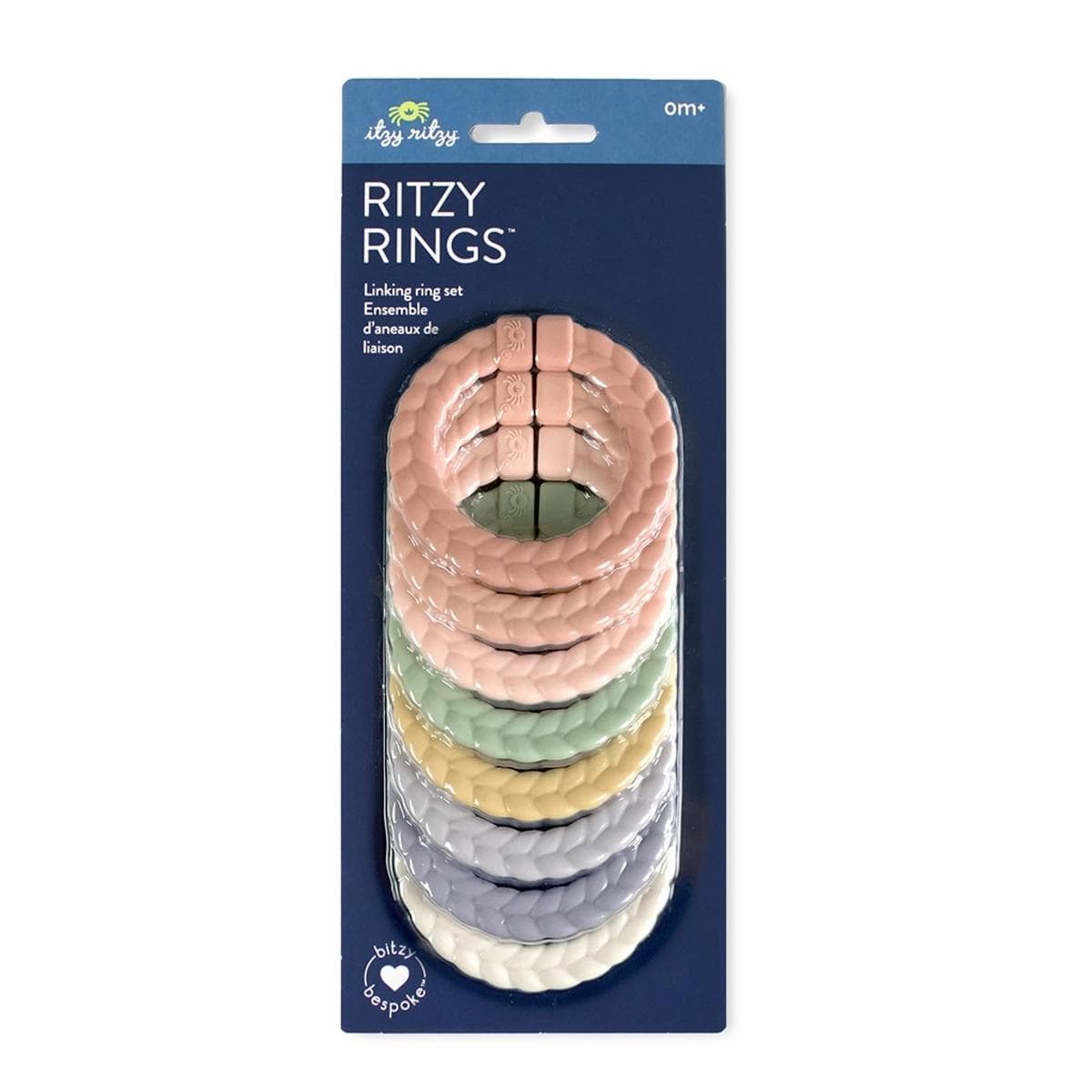 Itzy Ritzy Itzy Rings Linking Ring Set - Rainbow - LNK8450