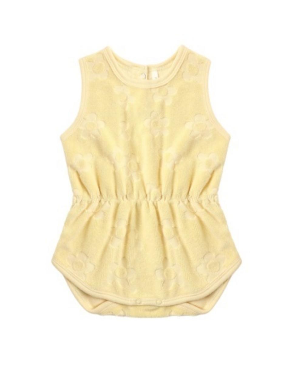 Rylee + Cru Cinch Playsuit Daisies - Lemonade, 18-24M
