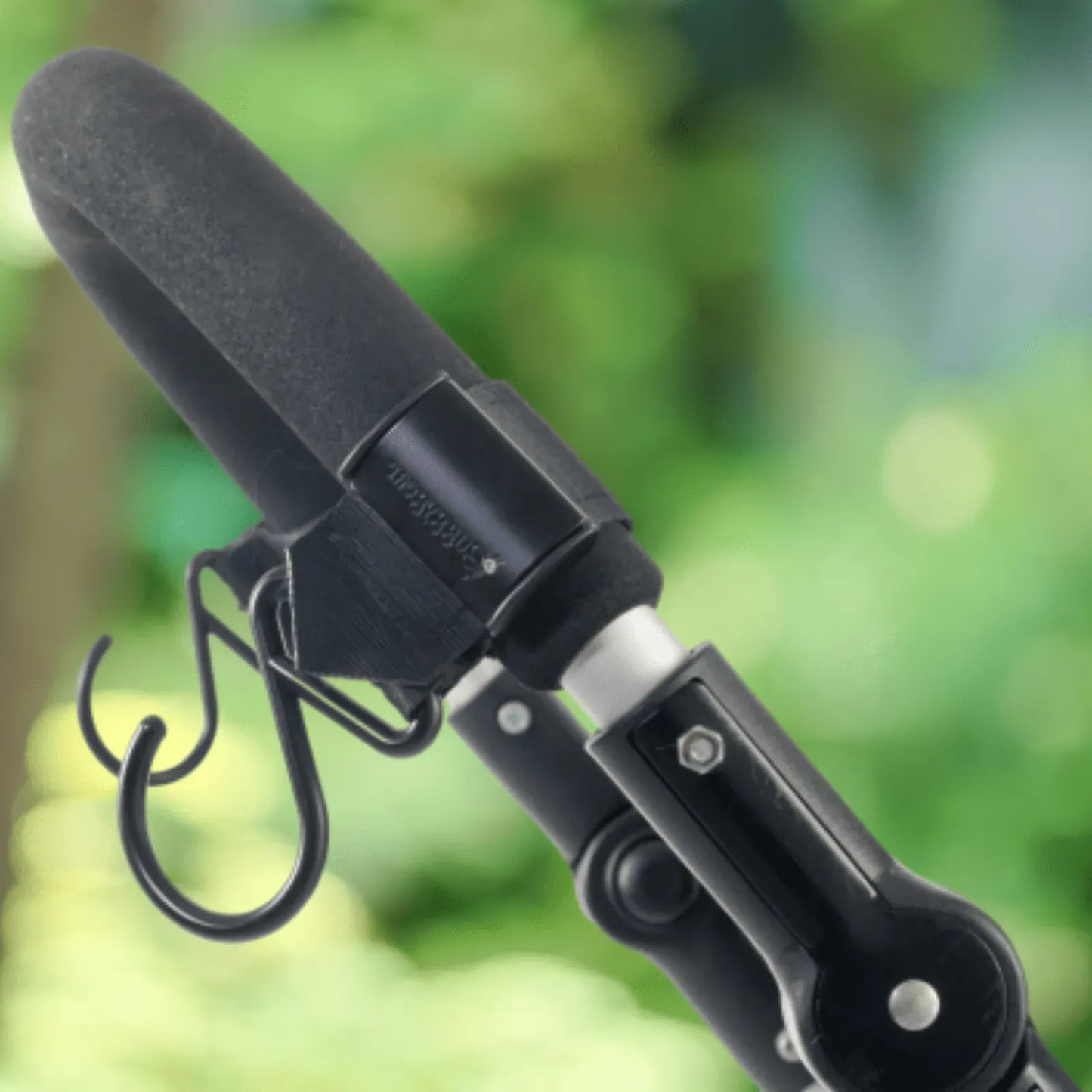 KidCo Buggygear Premium Anti-Slip Boutique Buggy Hooks, Set of 2 - Matte Black