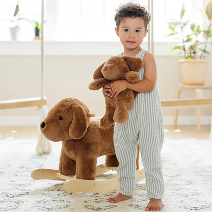 Saranoni Dog Stuffed Rocker