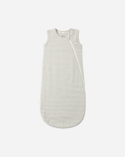 Quincy Mae Jersey Sleep Bag - Laurel Stripe, 6-18M