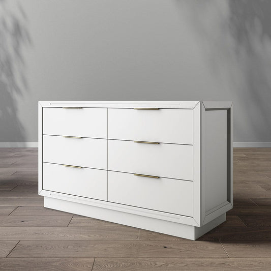 Romina Furniture Quadro Double Dresser