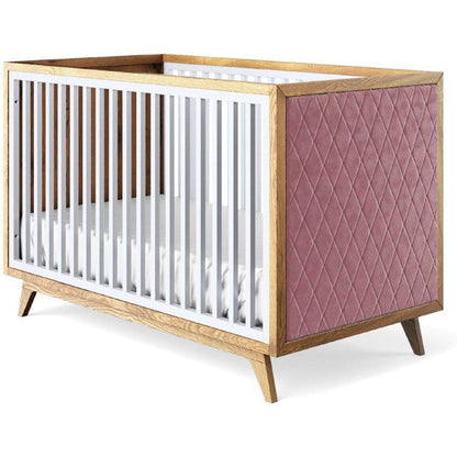Romina Furniture Uptown Classic Crib (Tufted Sides)