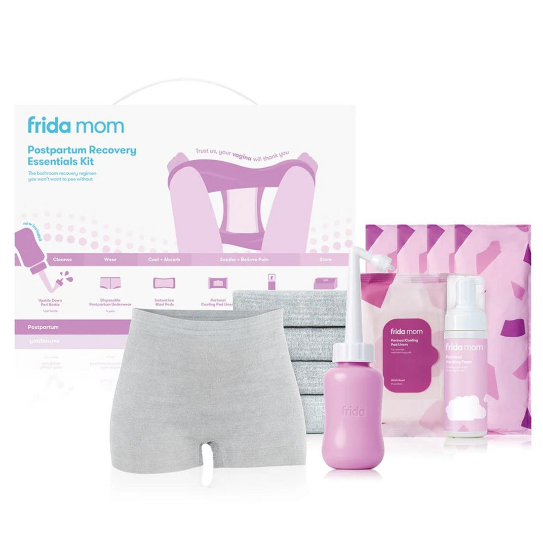 FridaBaby Postpartum Recovery Essentials Kit with Peri Bottle - 500001351