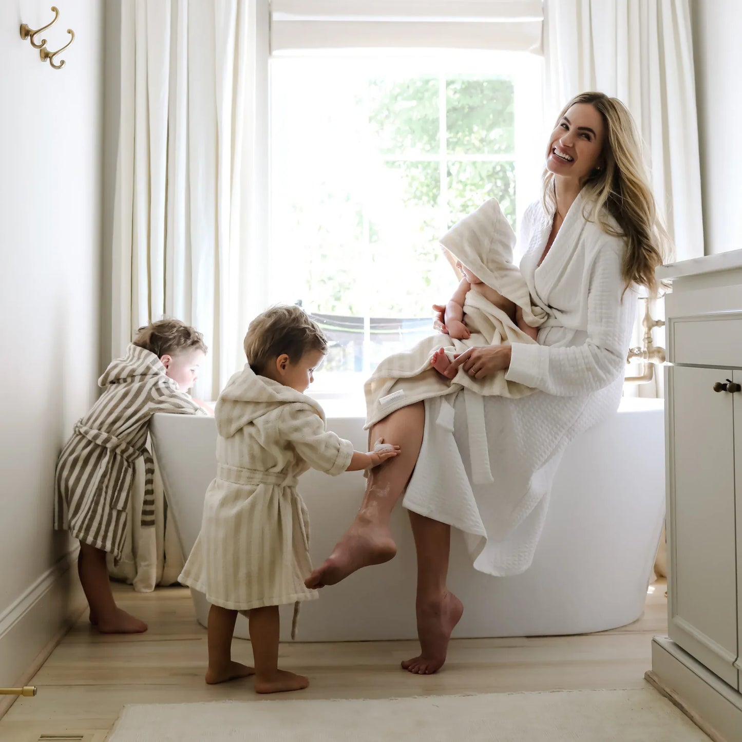 Snuggle Me Robe Towel - Birch