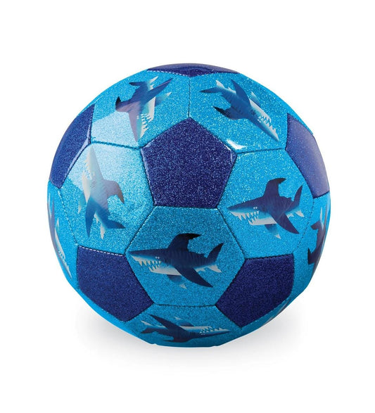 Crocodile Creek Size 3 Glitter Soccer Ball - Shark City