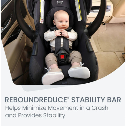 Britax Willow Brook S+ Travel System with Alpine Anti-Rebound Base - Raven Black - S14691600