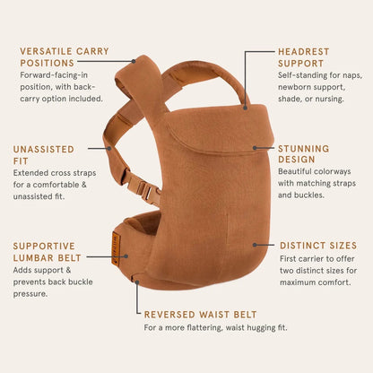 WildBird Aerial Buckle Baby Carrier, XS - XL - Raven - SC-BC1Raven-XSXL
